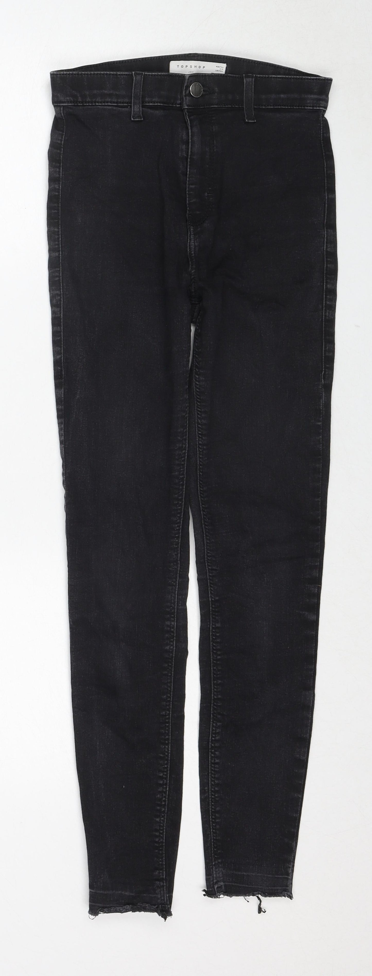 Womens UK Size 28 Topshop Regular Fit Skinny Black Jeans