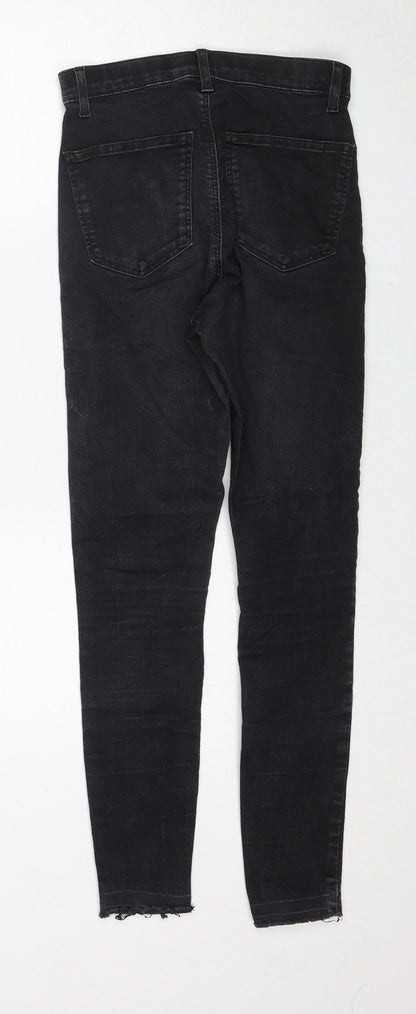 Womens UK Size 28 Topshop Regular Fit Skinny Black Jeans