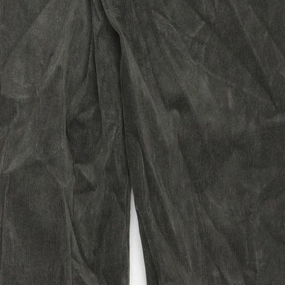 Womens UK Size 8 Marks and Spencer Regular Fit  Green Trousers