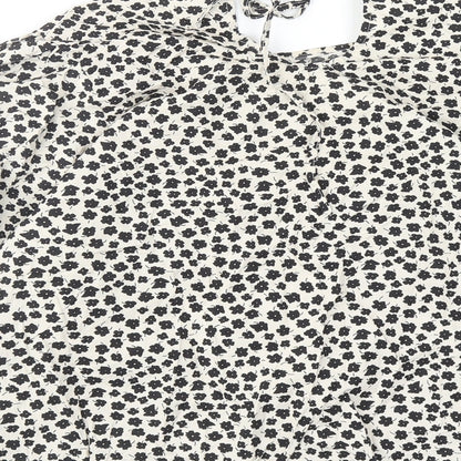 Womens UK Size L H&M Beige Basic Blouse