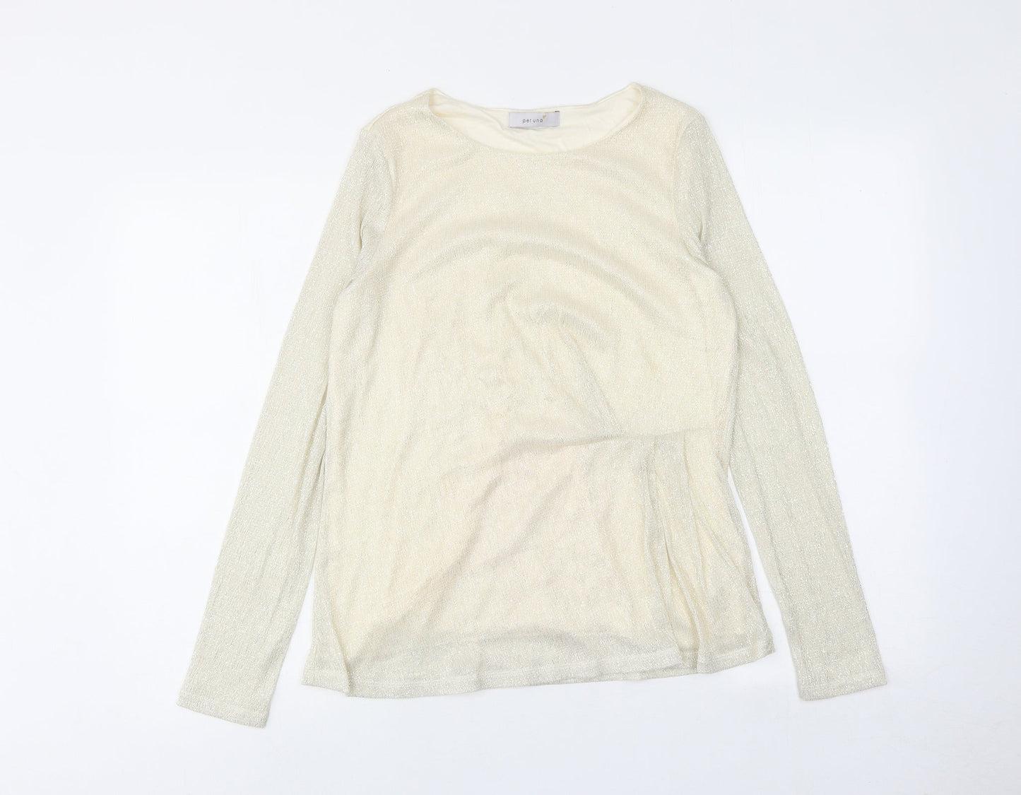 Womens UK Size 14 Per Una Ivory Basic Blouse