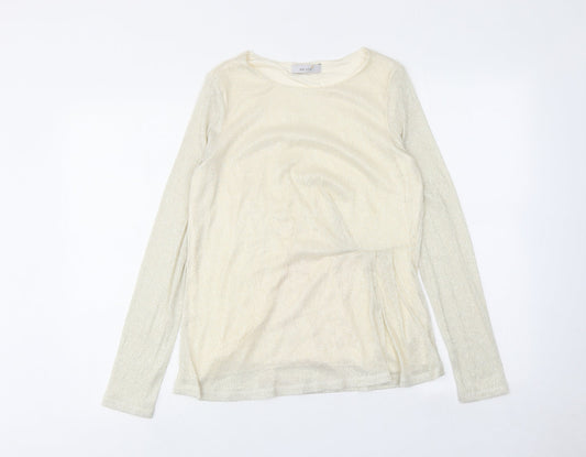 Womens UK Size 14 Per Una Ivory Basic Blouse