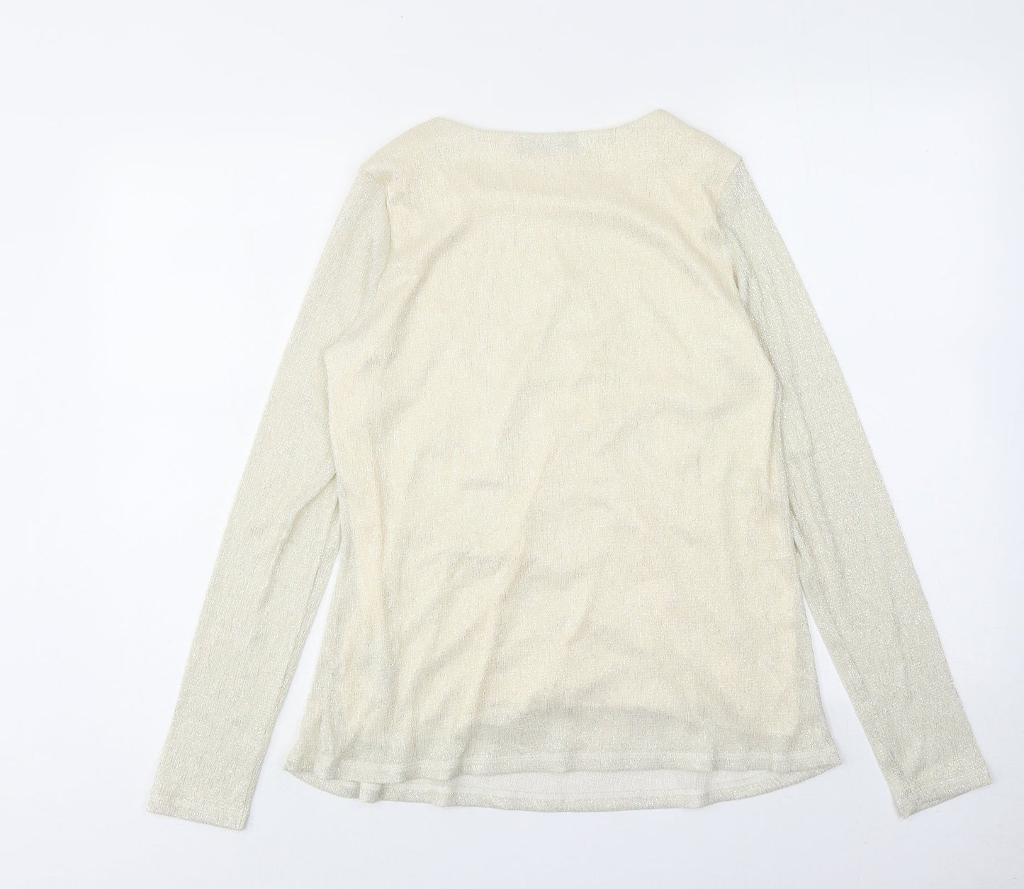 Womens UK Size 14 Per Una Ivory Basic Blouse
