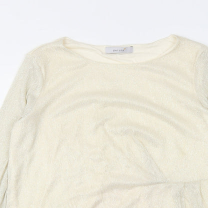 Womens UK Size 14 Per Una Ivory Basic Blouse