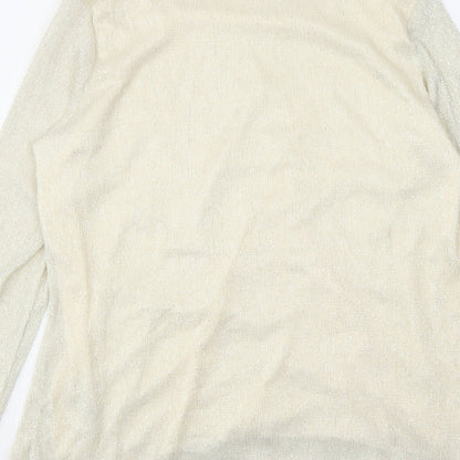 Womens UK Size 14 Per Una Ivory Basic Blouse