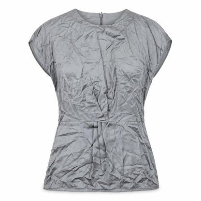 Womens UK Size 6 Autograph Grey Basic Blouse