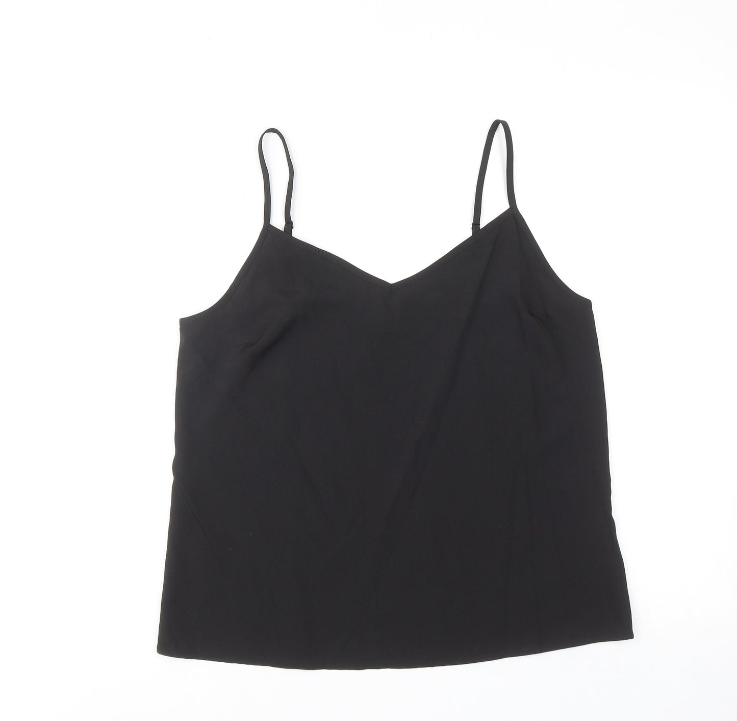Womens UK Size 10 Marks and Spencer Black Basic Tank