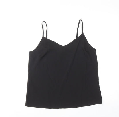 Womens UK Size 10 Marks and Spencer Black Basic Tank