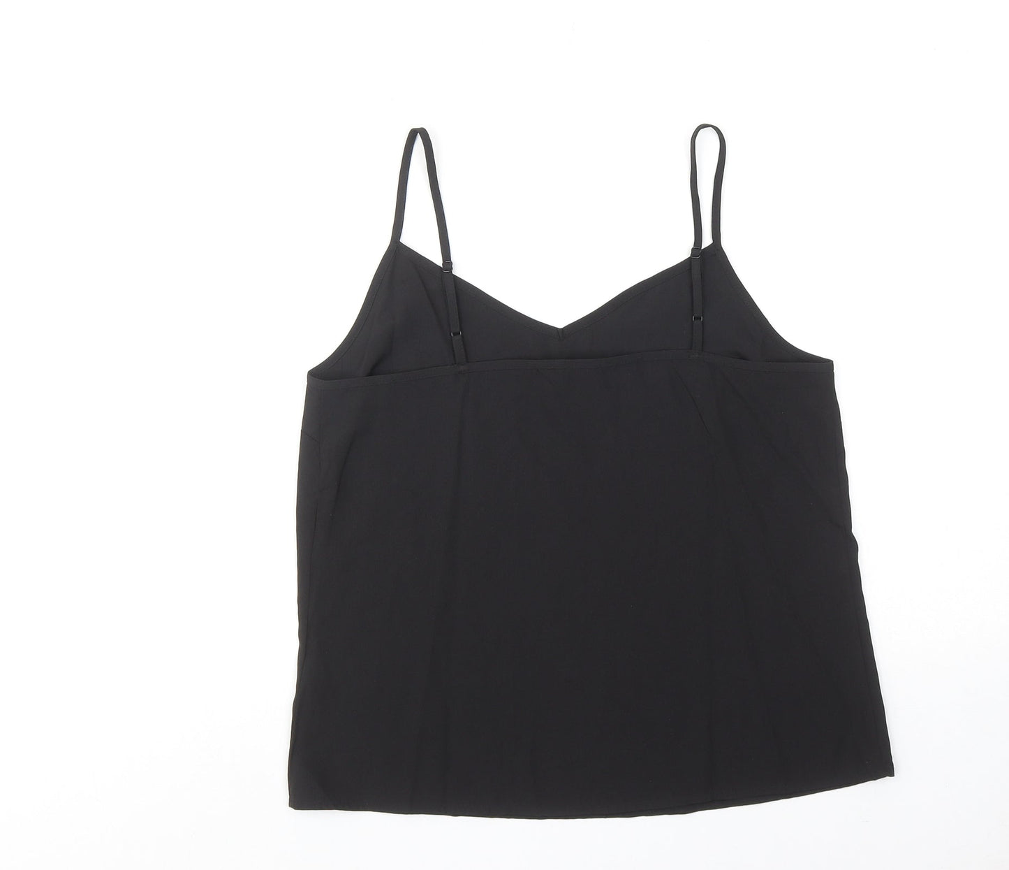 Womens UK Size 10 Marks and Spencer Black Basic Tank
