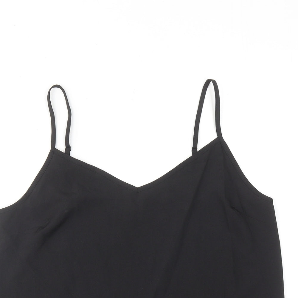 Womens UK Size 10 Marks and Spencer Black Basic Tank