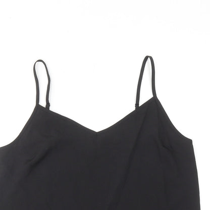 Womens UK Size 10 Marks and Spencer Black Basic Tank