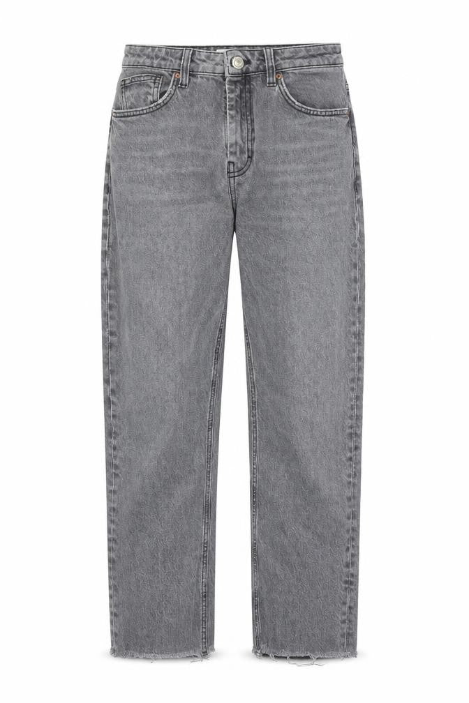 Womens UK Size 28 in Topshop Regular Fit Straight Grey Jeans