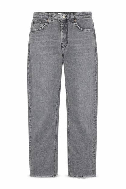 Womens UK Size 28 in Topshop Regular Fit Straight Grey Jeans