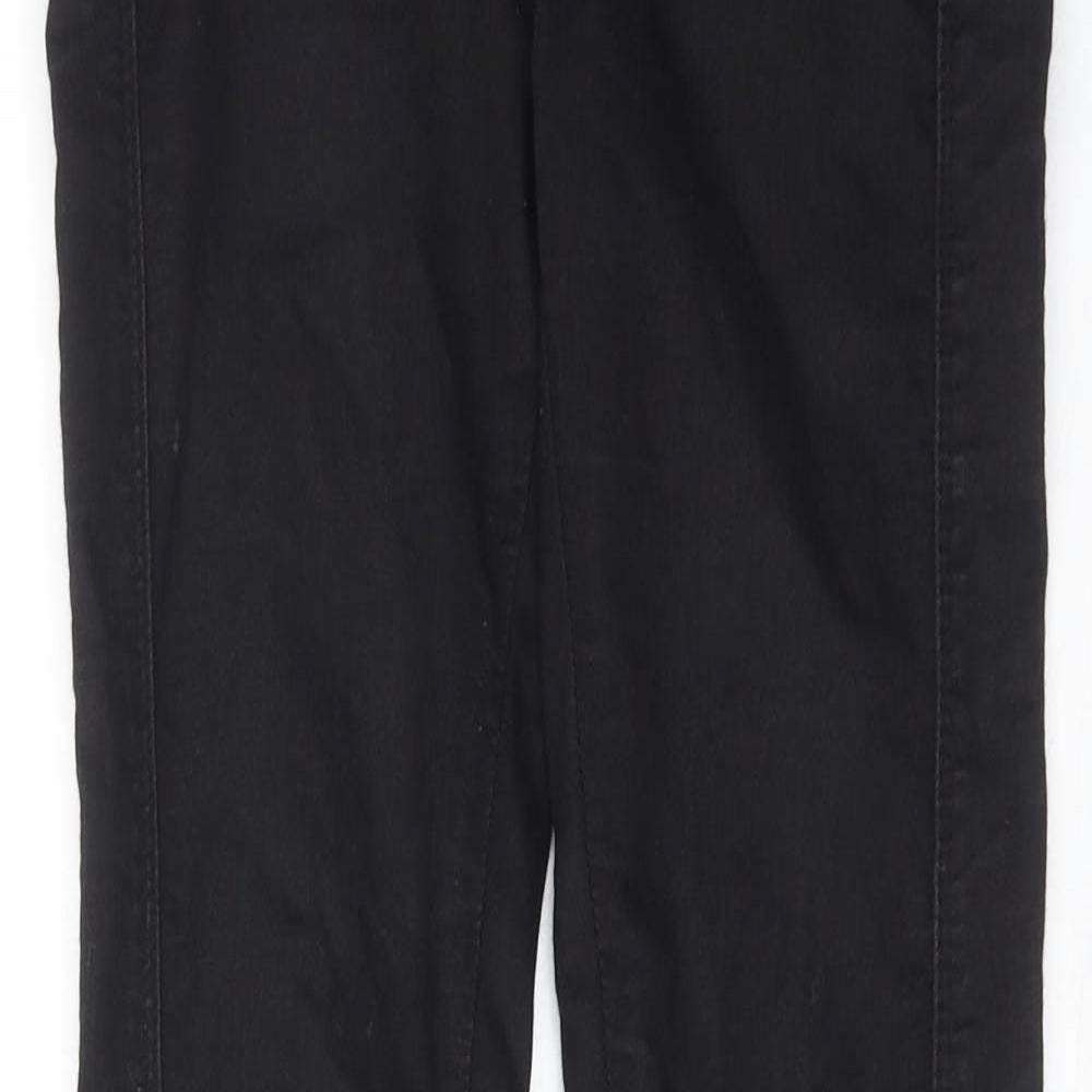 Miso Womens Black Cotton Skinny Jeans Size 8 Regular Zip