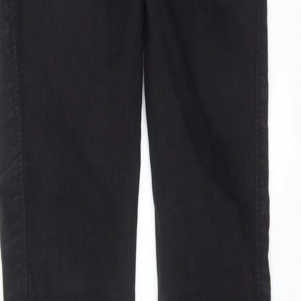 Miso Womens Black Cotton Skinny Jeans Size 8 Regular Zip