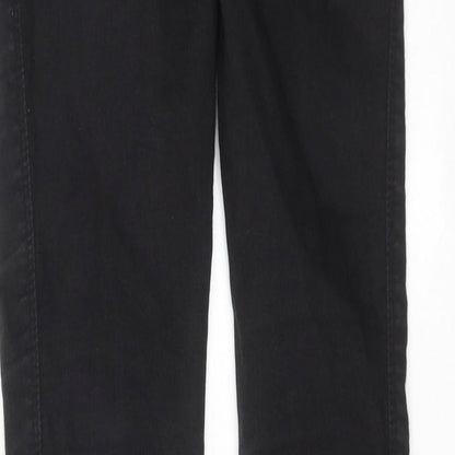 Miso Womens Black Cotton Skinny Jeans Size 8 Regular Zip