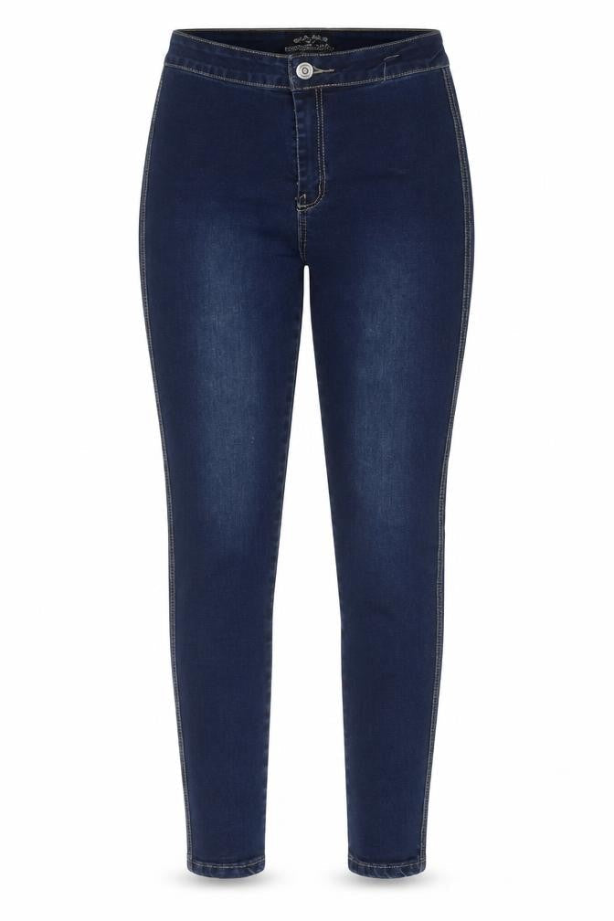 Womens UK Size 10 Denim Club Regular Fit Skinny Blue Jeans