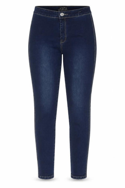 Womens UK Size 10 Denim Club Regular Fit Skinny Blue Jeans