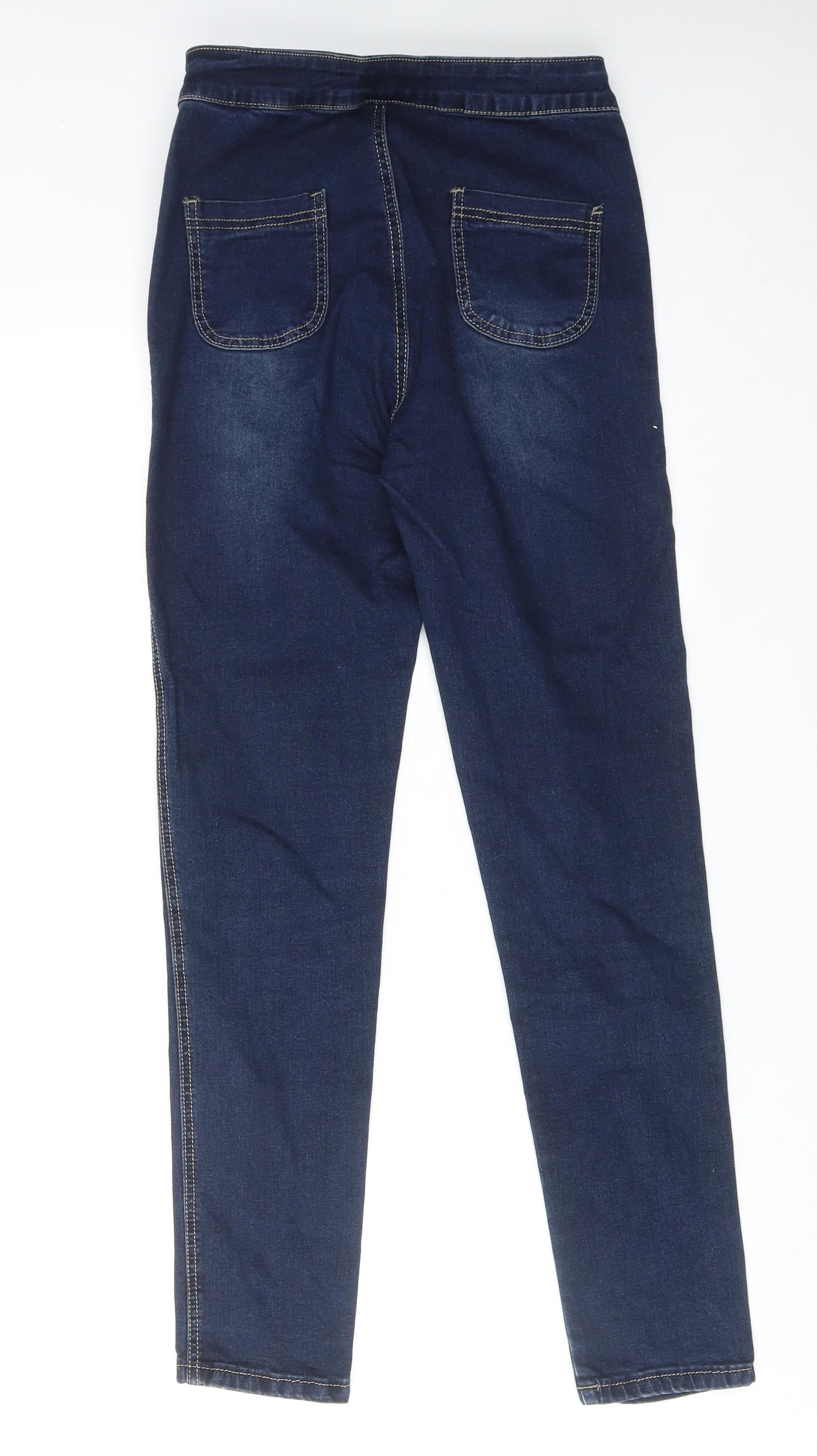 Womens UK Size 10 Denim Club Regular Fit Skinny Blue Jeans