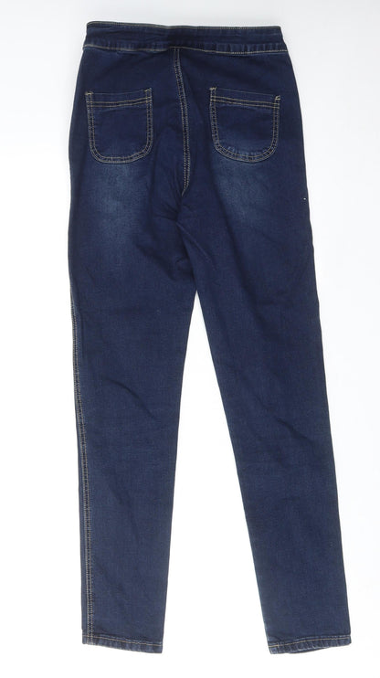 Womens UK Size 10 Denim Club Regular Fit Skinny Blue Jeans