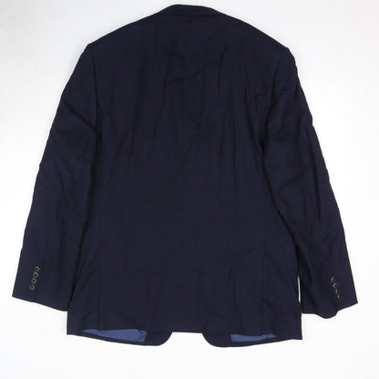 Mens UK Size 42 Marks and Spencer Regular Blue Suit Jacket