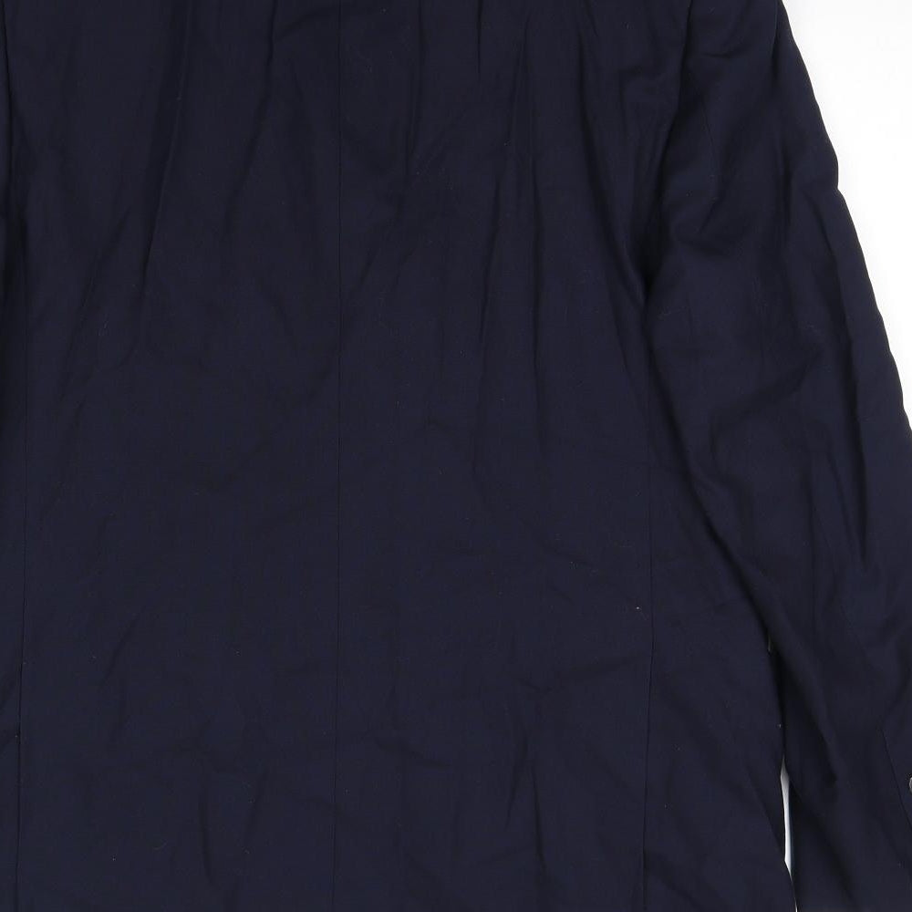 Mens UK Size 42 Marks and Spencer Regular Blue Suit Jacket
