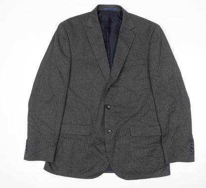 Mens UK Size 40 Marks and Spencer Regular Grey Suit Jacket