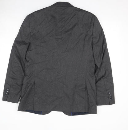 Mens UK Size 40 Marks and Spencer Regular Grey Suit Jacket