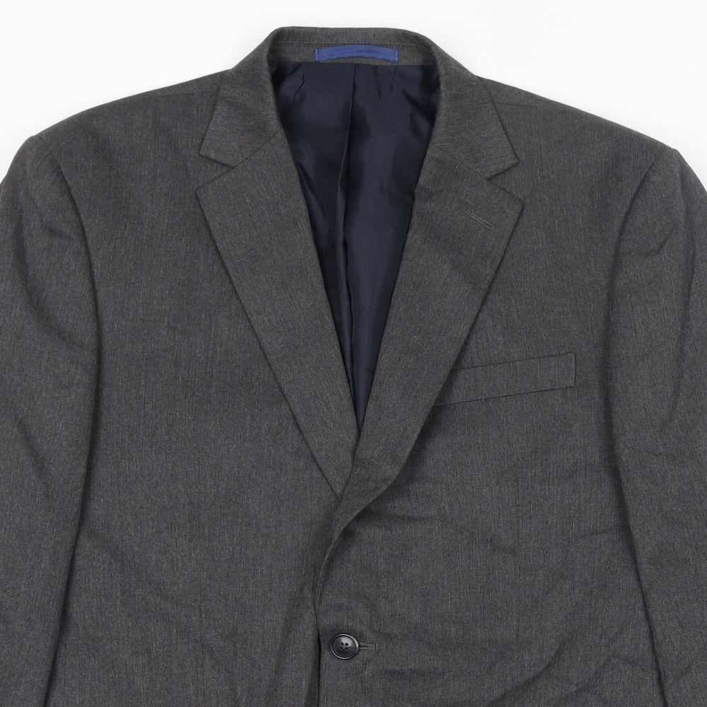 Mens UK Size 40 Marks and Spencer Regular Grey Suit Jacket