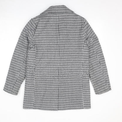 Womens UK Size 10 Marks and Spencer Grey Pea Coat