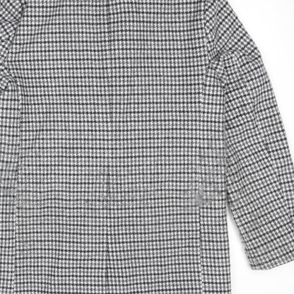 Womens UK Size 10 Marks and Spencer Grey Pea Coat