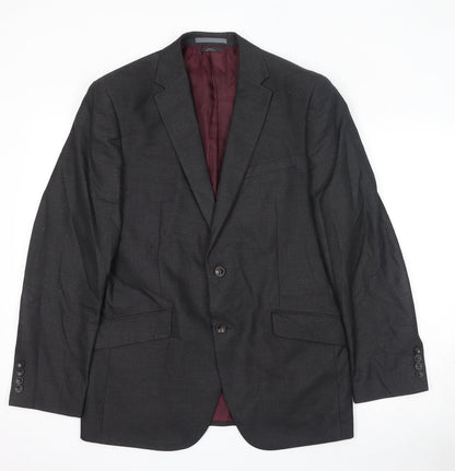 Mens UK Size 40 Marks and Spencer Regular Grey Suit Jacket