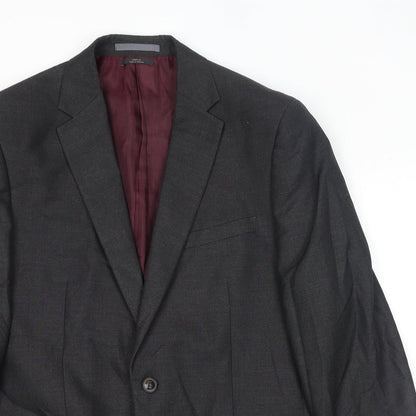 Mens UK Size 40 Marks and Spencer Regular Grey Suit Jacket