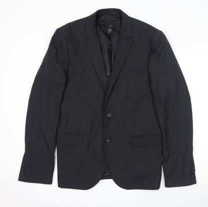 Mens UK Size 40 H&M Regular Black Suit Jacket