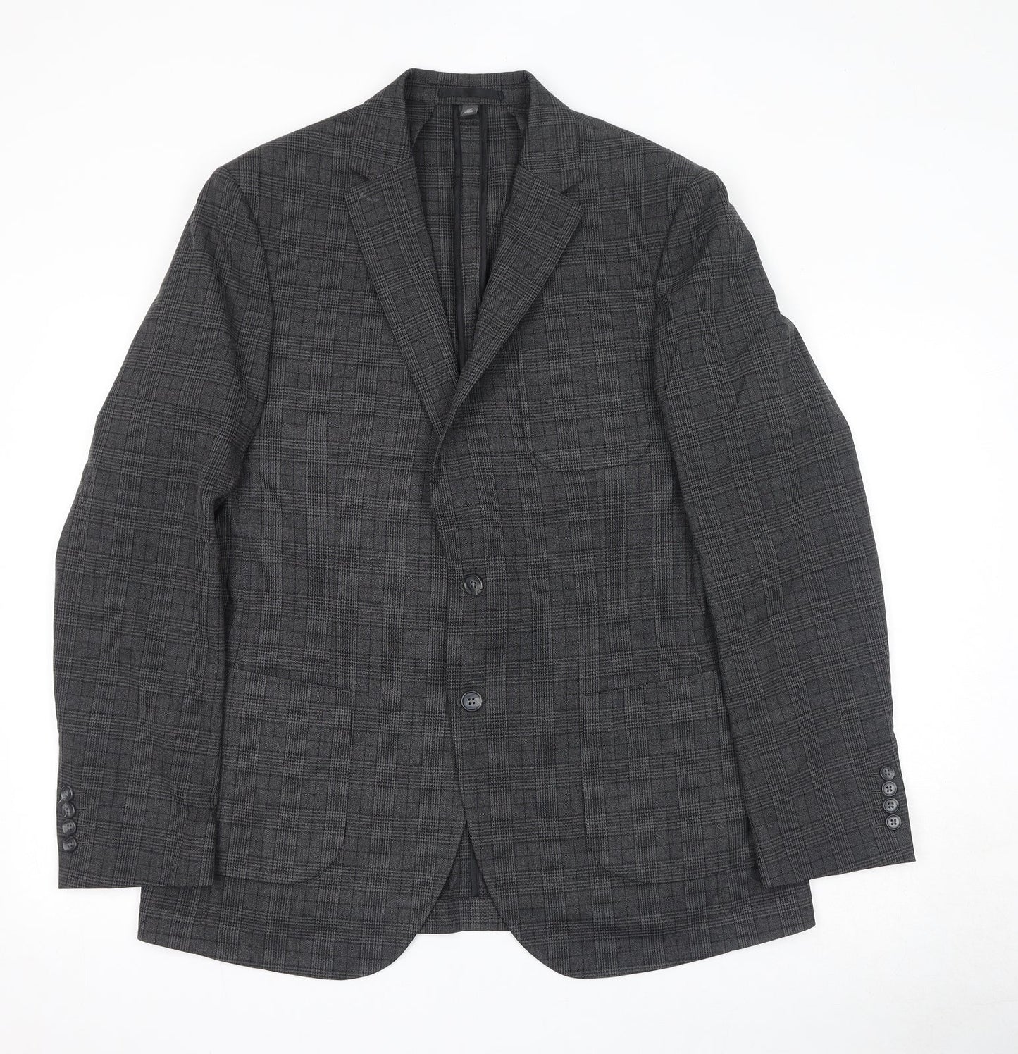 Mens UK Size 42 Marks and Spencer Regular Grey Suit Jacket