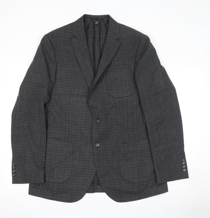 Mens UK Size 42 Marks and Spencer Regular Grey Suit Jacket
