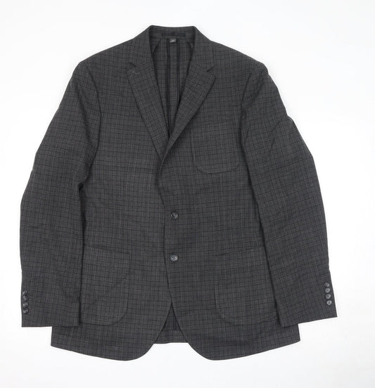 Mens UK Size 42 Marks and Spencer Regular Grey Suit Jacket