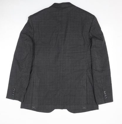 Mens UK Size 42 Marks and Spencer Regular Grey Suit Jacket