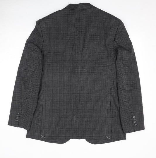 Mens UK Size 42 Marks and Spencer Regular Grey Suit Jacket
