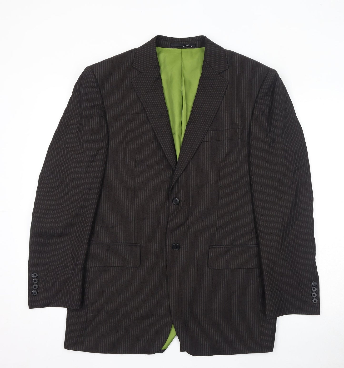 Mens UK Size 40 Fellini Regular Brown Suit Jacket