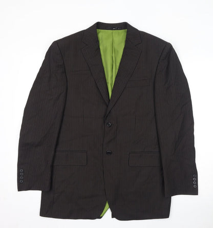 Mens UK Size 40 Fellini Regular Brown Suit Jacket