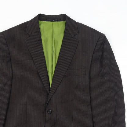 Mens UK Size 40 Fellini Regular Brown Suit Jacket