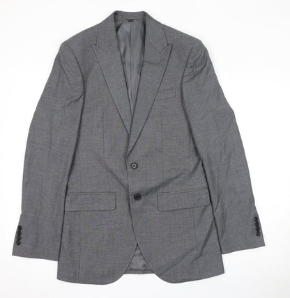Mens UK Size 36 Marks and Spencer Regular Grey Suit Jacket
