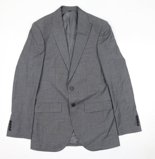 Mens UK Size 36 Marks and Spencer Regular Grey Suit Jacket