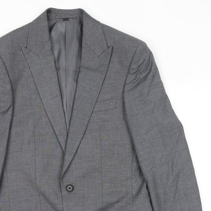 Mens UK Size 36 Marks and Spencer Regular Grey Suit Jacket