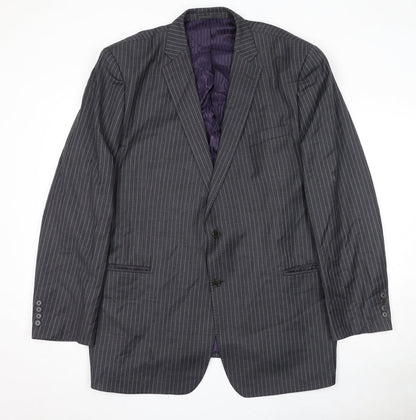 Mens UK Size 50 Savoy Taylors Guild Regular Grey Suit Jacket