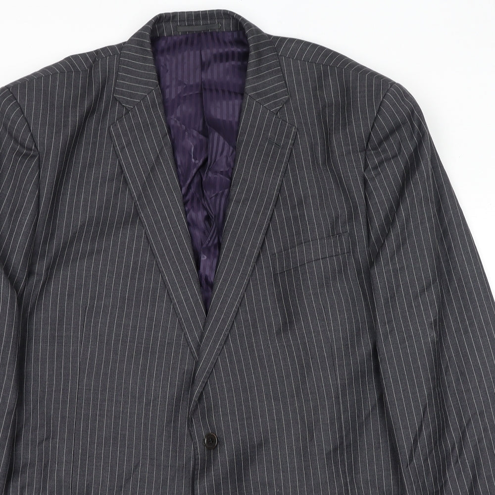 Mens UK Size 50 Savoy Taylors Guild Regular Grey Suit Jacket