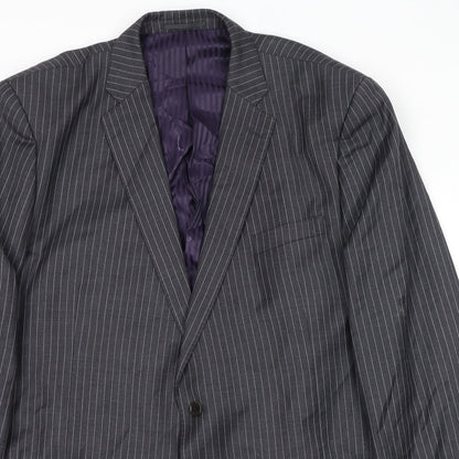 Mens UK Size 50 Savoy Taylors Guild Regular Grey Suit Jacket