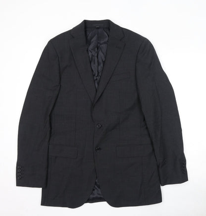 Mens UK Size 38 Marks and Spencer Regular Grey Suit Jacket