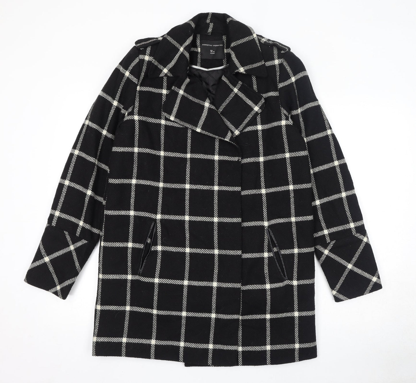 Womens UK Size 12 Dorothy Perkins Black Jacket